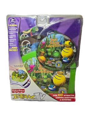NEW Vtg Fisher Price InteracTV DVD Learning System Best Buggy Adventures SEALED